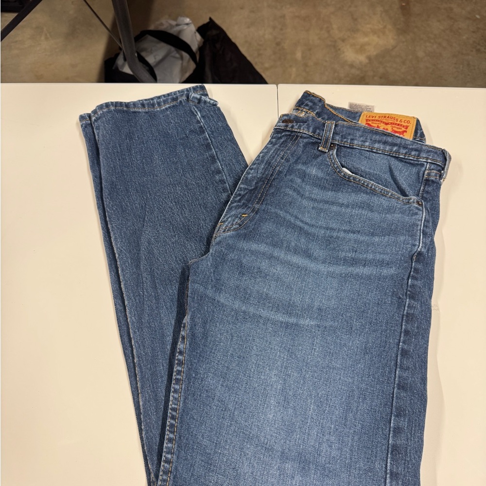 Levi's Classic Blue Jeans with Iconic Patch